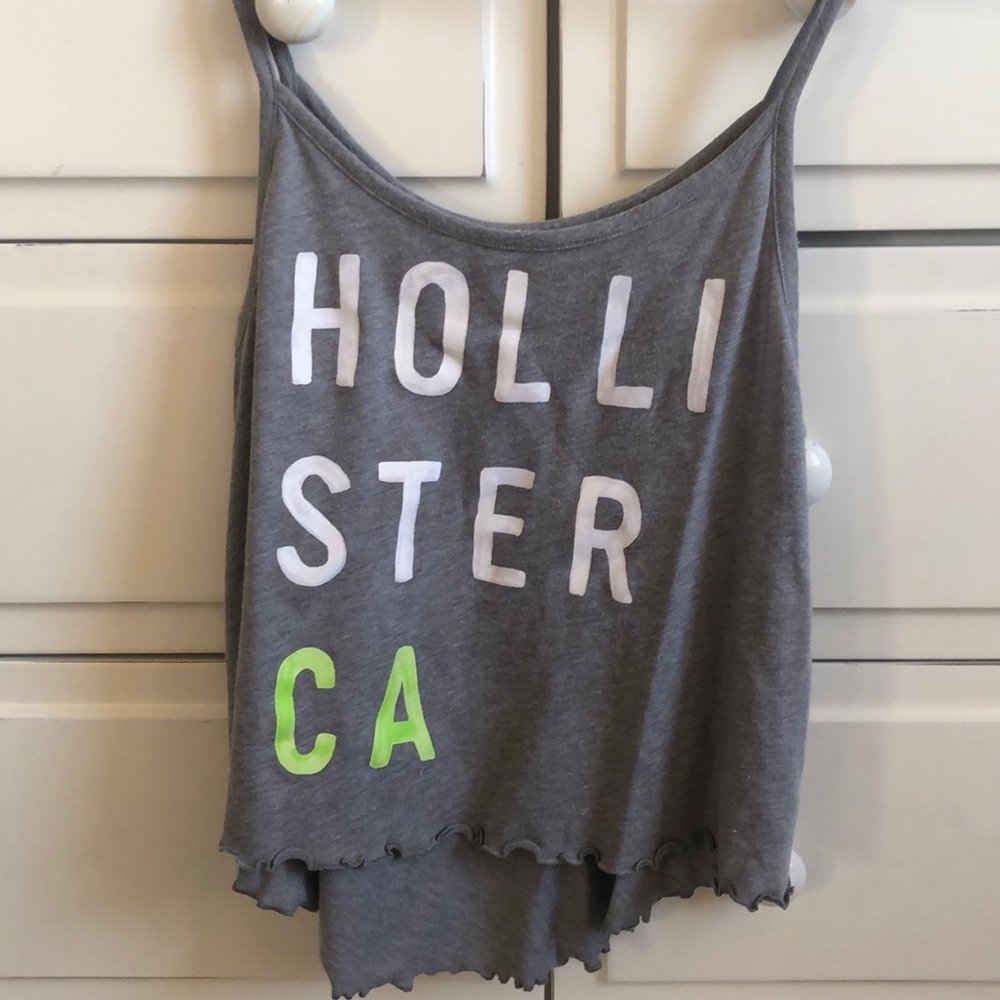 Hollister grey tank top
